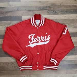 Vintage 80s Ferris State University Bomber Jacket
